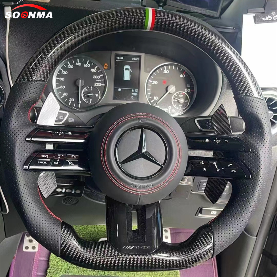 Mercedes AMG carbon fiber steering wheel
