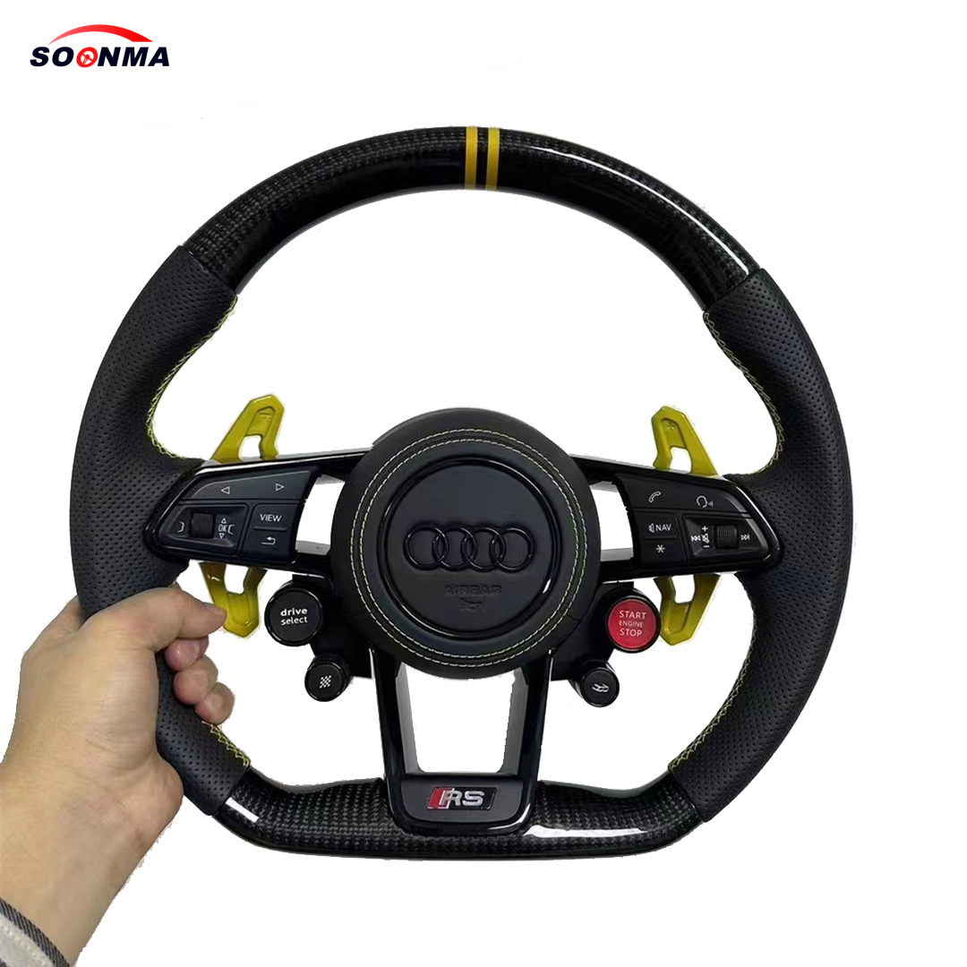 Audi R8 carbon fiber steering wheel 