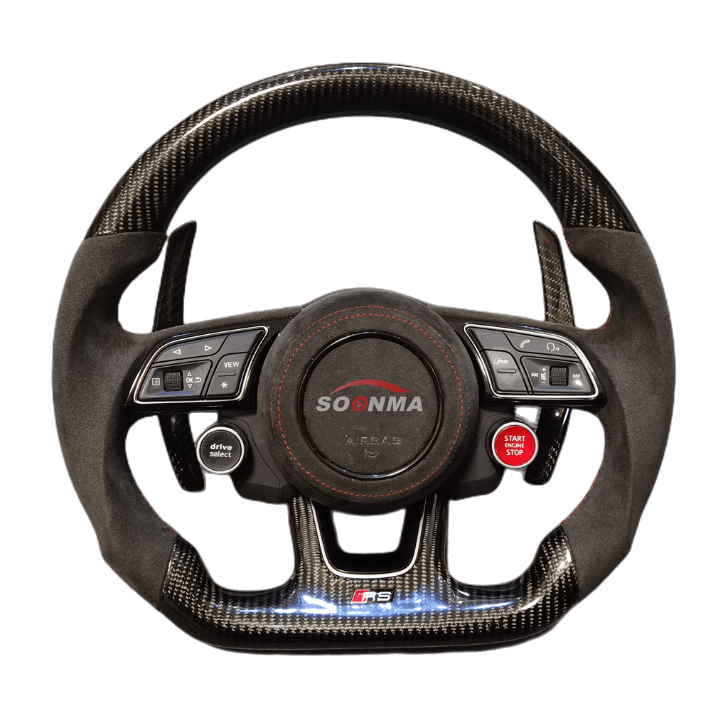 Audi carbon fiber steering wheel