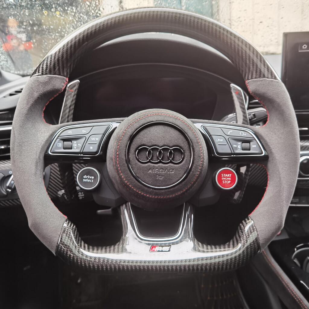 Audi RS5 carbon fiber steering wheel