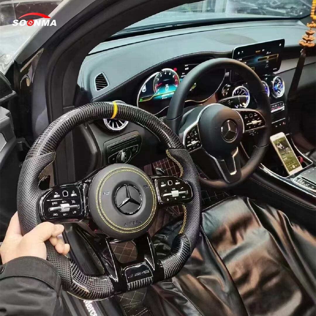 Mercedes AMG carbon fiber steering wheel