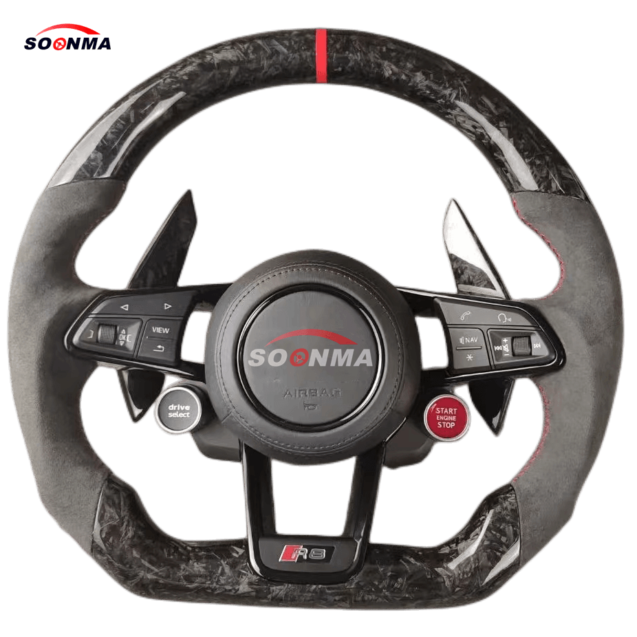 Audi R8 carbon fiber steering wheel