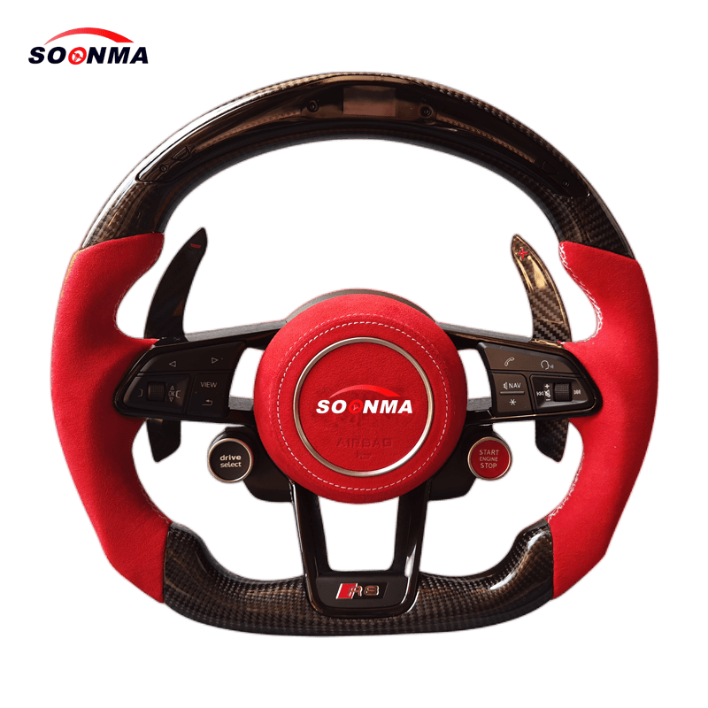 Audi R8 carbon fiber steering wheel