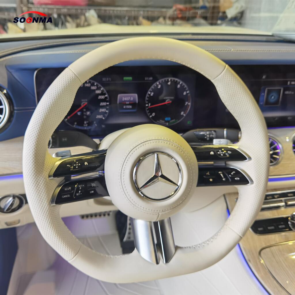 Benz E260 upgraded new steering wheel