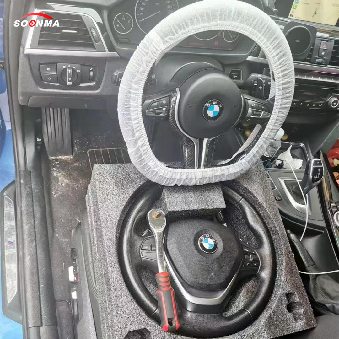 BMW upgraded M3 carbon fiber steering wheel