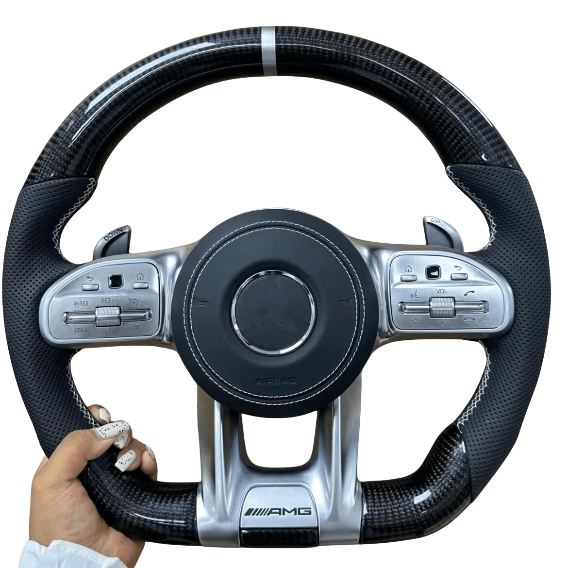 Benz carbon fiber steering wheel