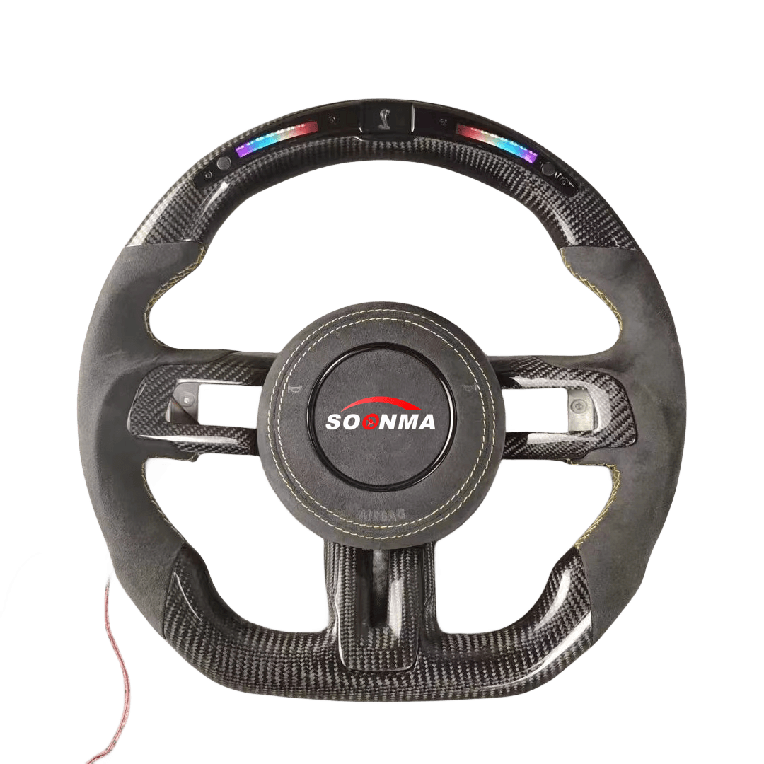 Mustang Carbon Fiber Steering Wheel