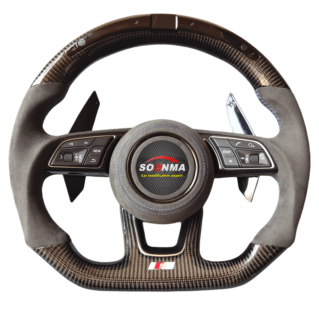Audi rs Carbon Fiber Steering Wheel