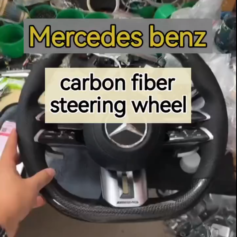 Mercedes-Benz’s  carbon fiber steering wheel inspects quality