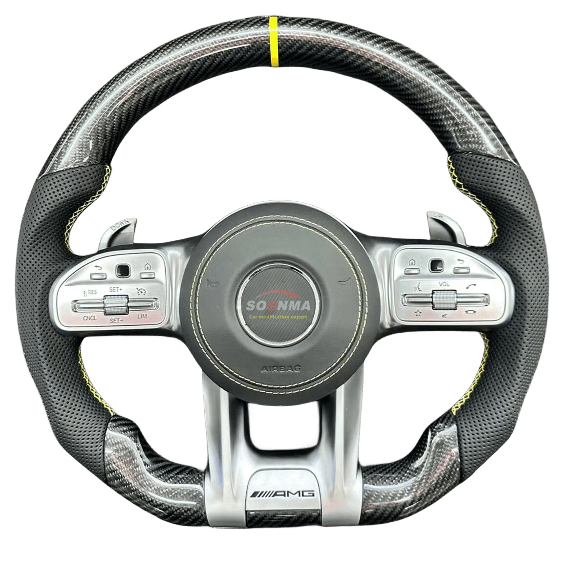 Benz carbon fiber steering wheel