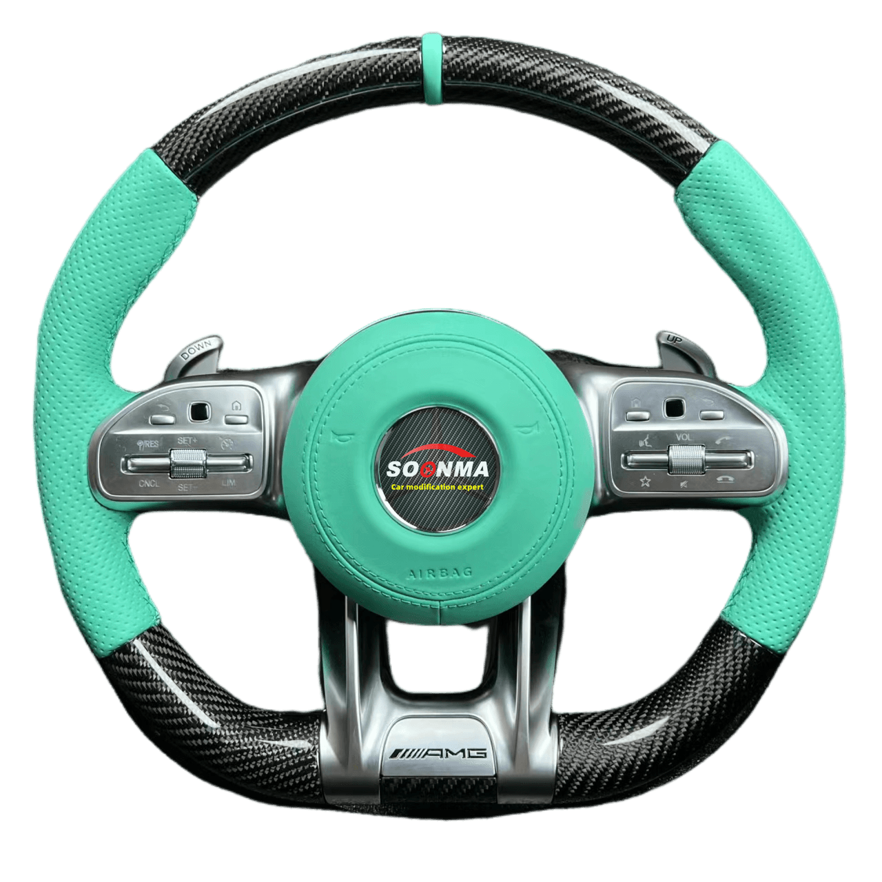Benz Carbon Fiber Steering Wheel