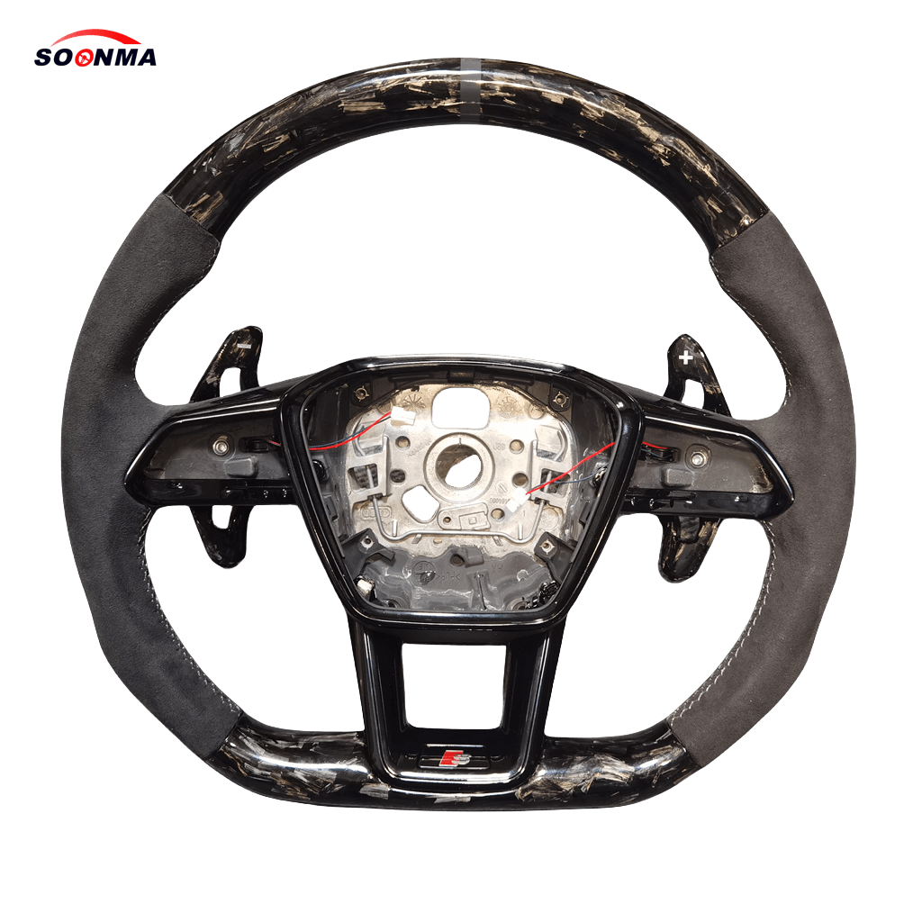 Audi C8  carbon fiber steering wheel