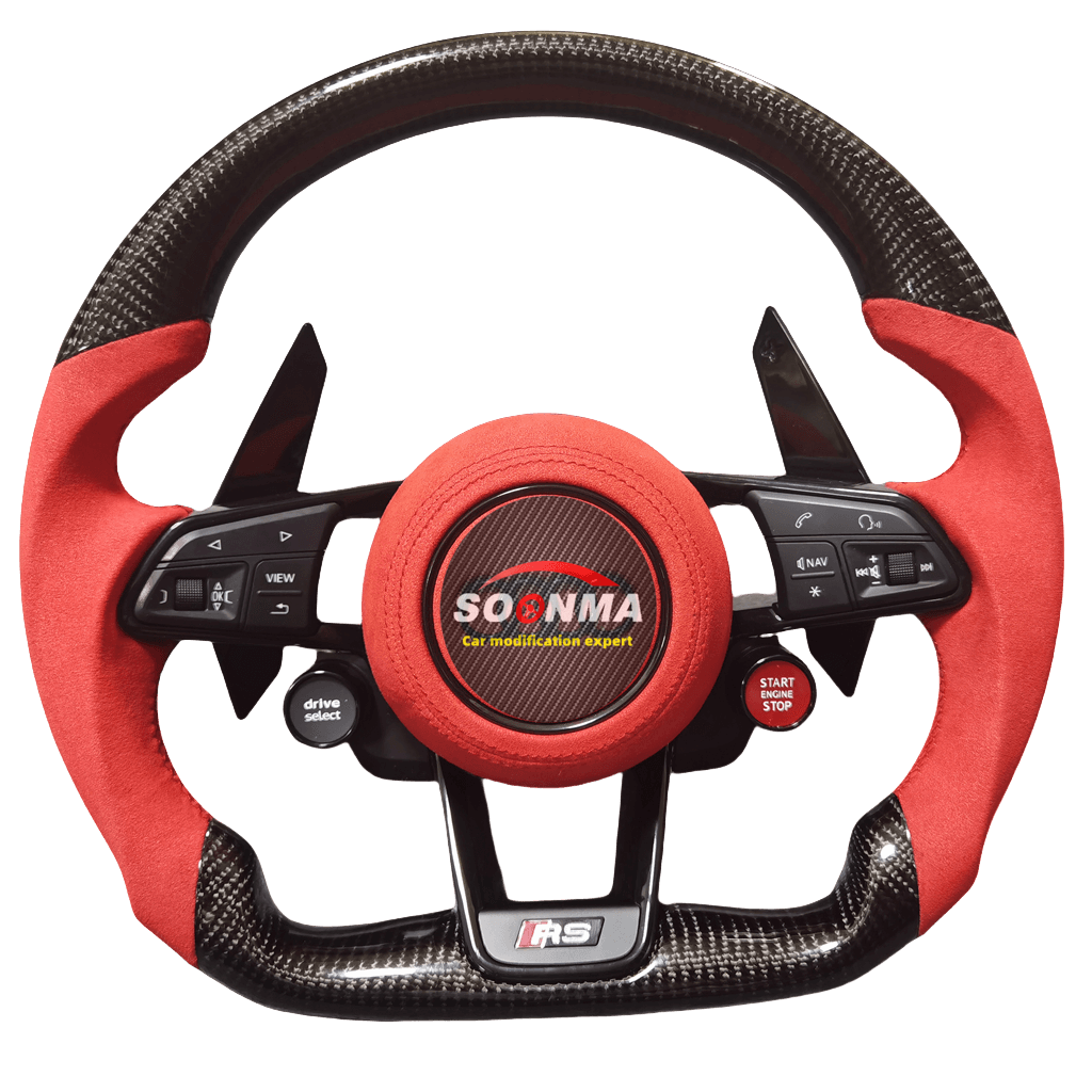 Audi real carbon fiber steering wheel 