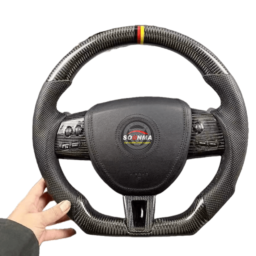 Jaguar carbon fiber steering wheel