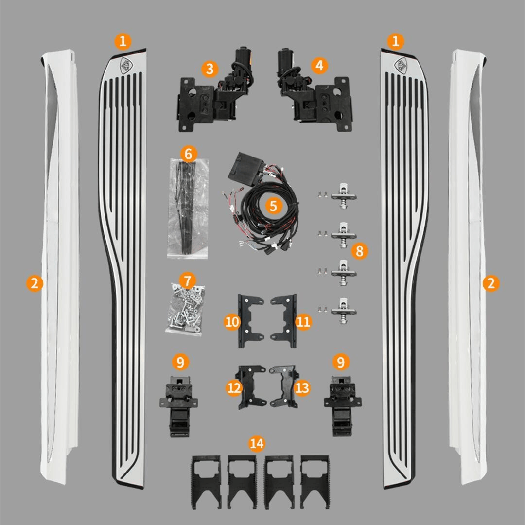 Mercedes-Benz GLE GLS electric pedal installation tutorial