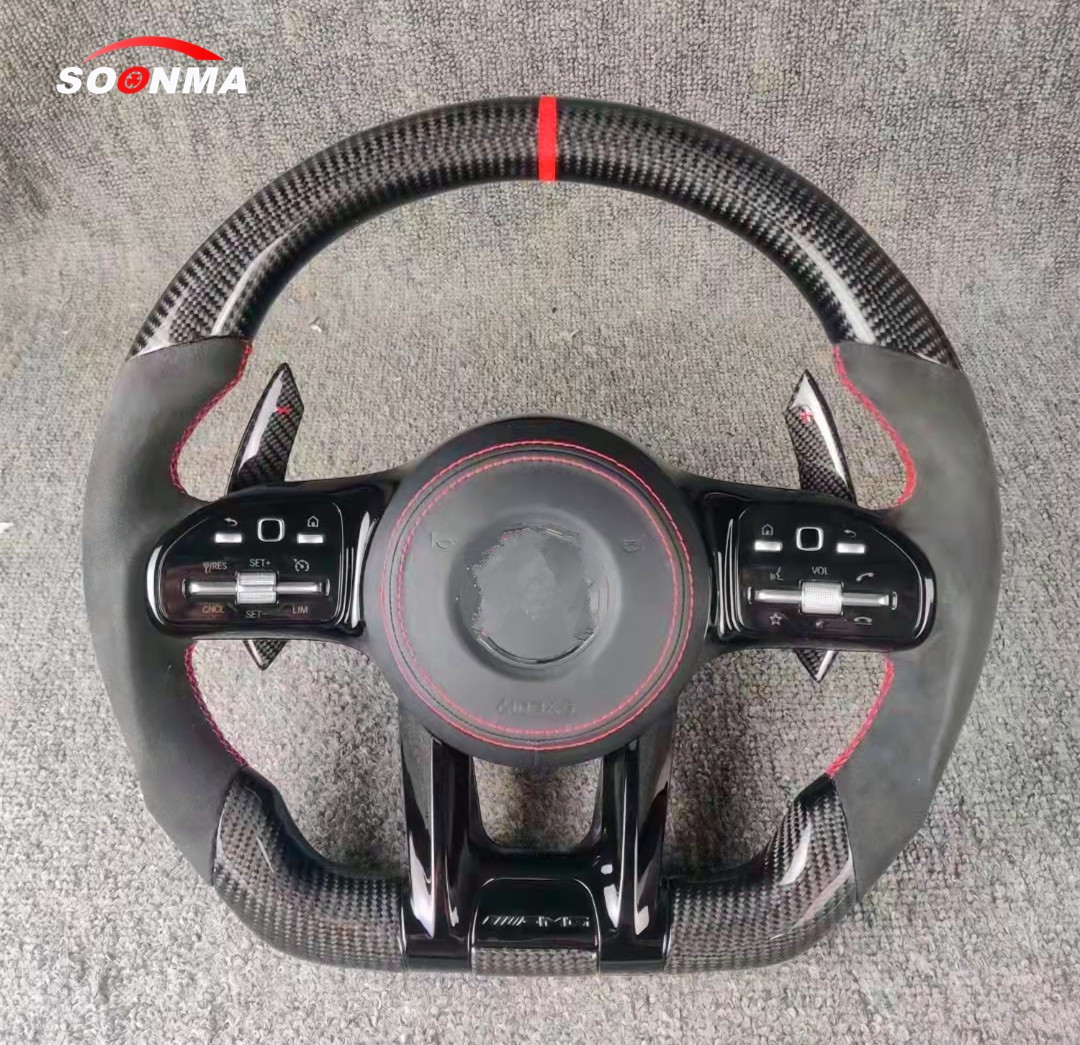 Mercedes AMG carbon fiber steering wheel