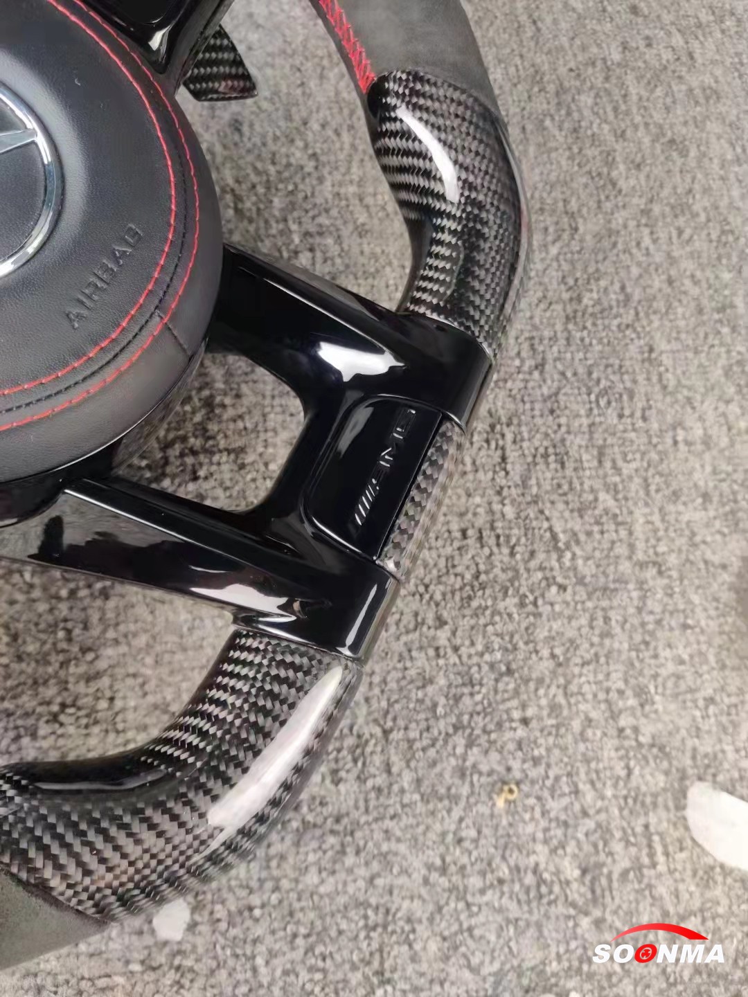 Mercedes AMG carbon fiber steering wheel