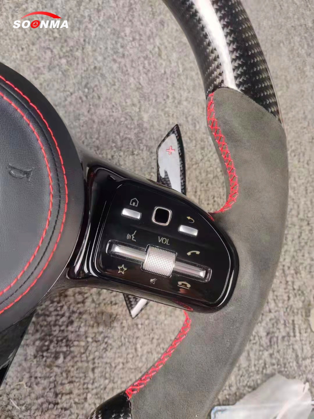 Mercedes AMG carbon fiber steering wheel