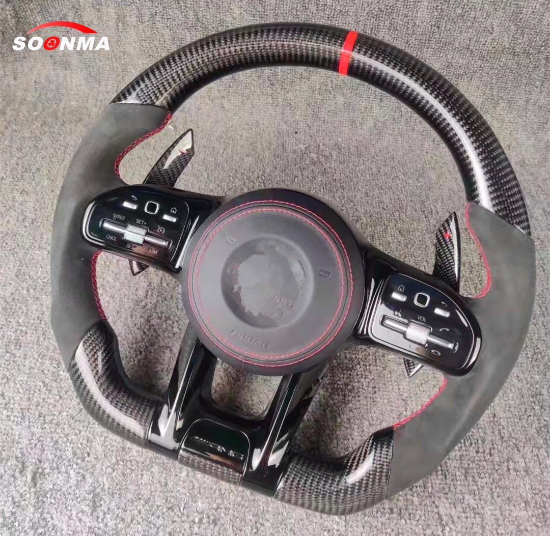 Mercedes AMG carbon fiber steering wheel