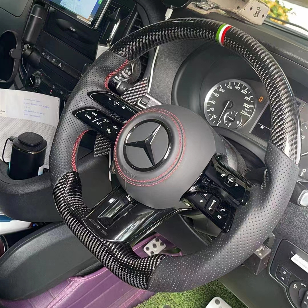 Mercedes AMG carbon fiber steering wheel