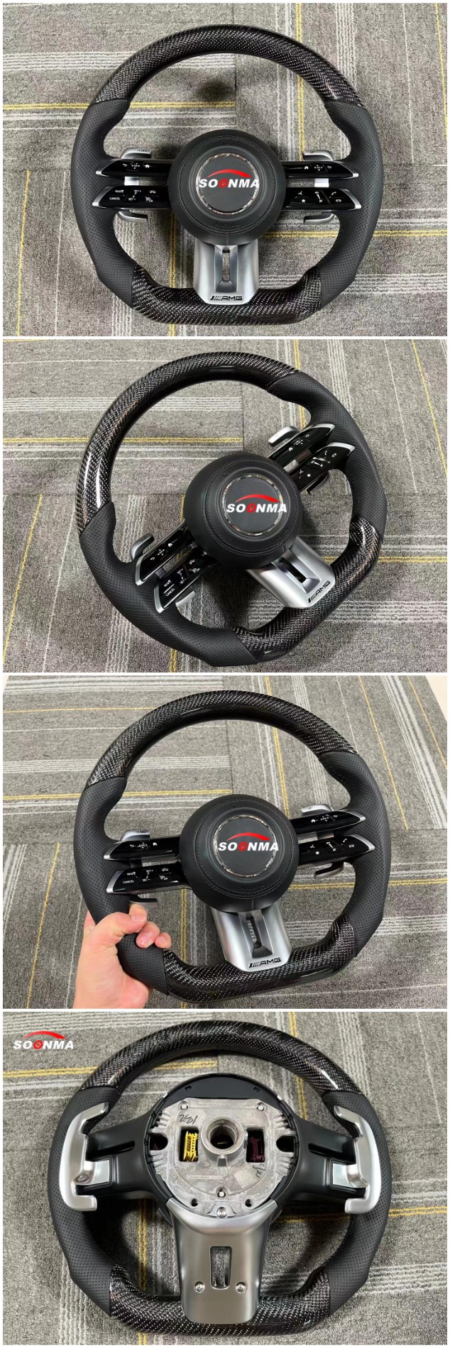 Benz carbon fiber steering wheel