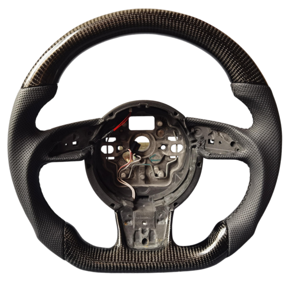 Audi B8.5 carbon‑fiber steering wheel