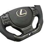 Lexus RCF Style Real Carbon Fiber Steering Wheel with Paddle Shifter