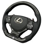 Lexus RCF Style Real Carbon Fiber Steering Wheel with Paddle Shifter