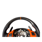 Lexus IS250 XE20 Forged Carbon Fiber Steering Wheel with Orange Trim